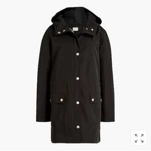 Jcrew midi length raincoat